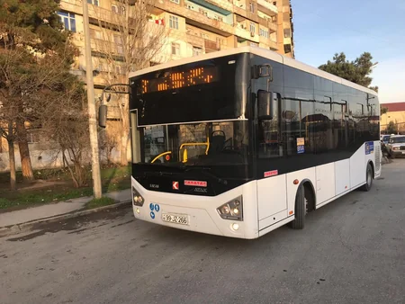 Bakıdakı 2 marşrut xəttində yeni avtobuslar istifadəyə verilib