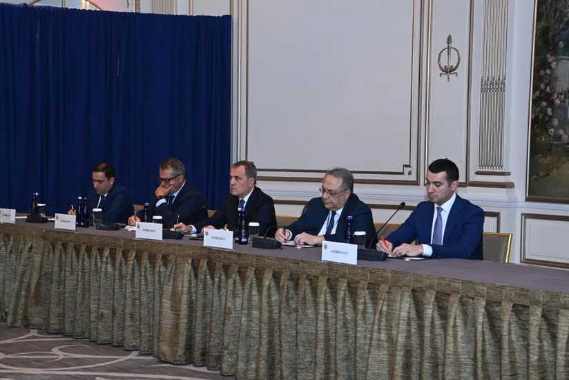 Azerbaijani FM speaks about Armenia's provocations at meeting with Mirzoyan and Blinken 