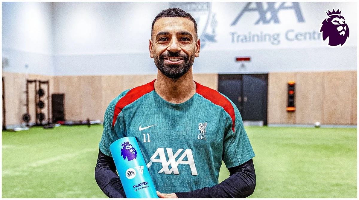 Məhəmməd Salah Premyer Liqada ayın ən yaxşı futbolçusu seçilib