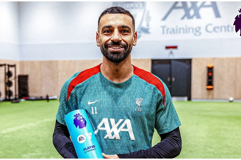 Məhəmməd Salah Premyer Liqada ayın ən yaxşı futbolçusu seçilib