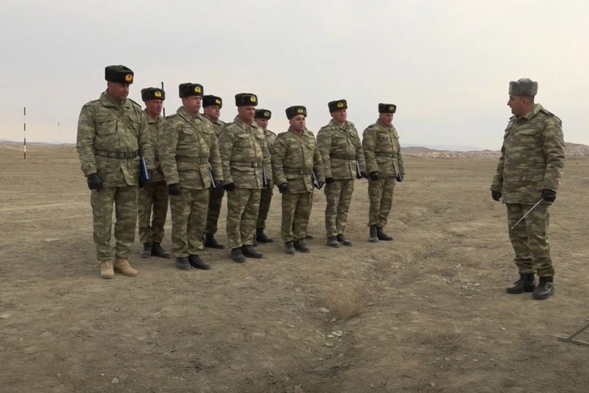Naxçıvan Qarnizonu qoşunlarında komandir hazırlığı məşğələləri keçirilib