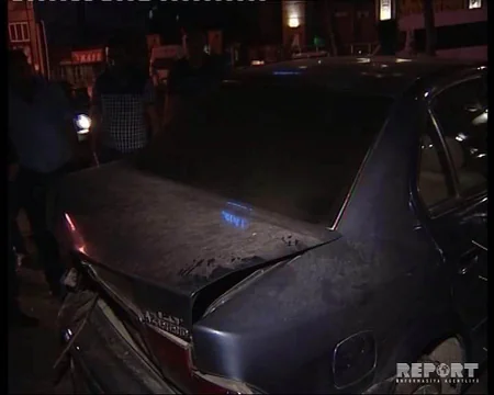 Bakıda sərxoş sürücü zəncirvari yol qəzası törədib - FOTO