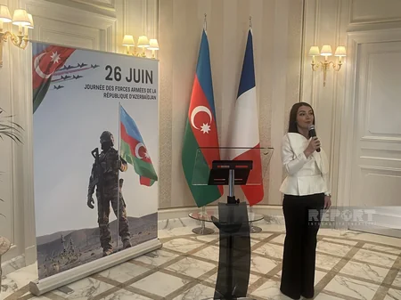 Parisdə Azərbaycan Silahlı Qüvvələrinin 105 illik yubileyi qeyd edilib