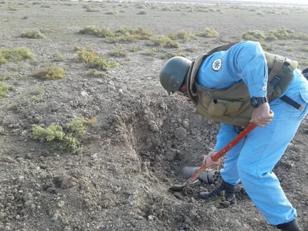 Xızıda 723 ədəd partlamamış hərbi sursat aşkar edilib