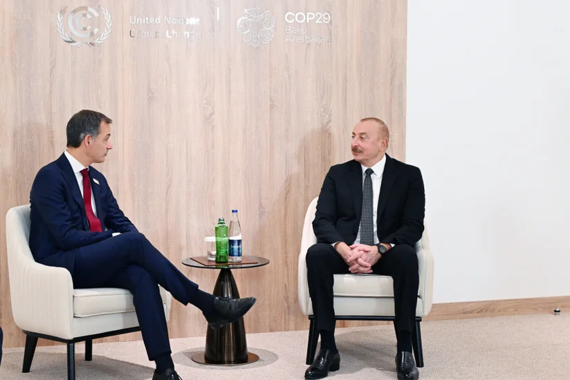 Президент Ильхам Алиев встретился с премьер-министром Бельгии
