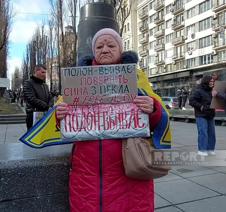 Protest rally in Kyiv - Russia is demanded to release Azovstal prisoners - PHOTOS
