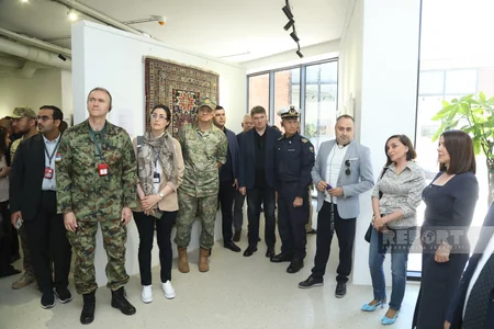 Аккредитованные в Азербайджане дипломаты посетили выставочный центр Yurd в Лачыне