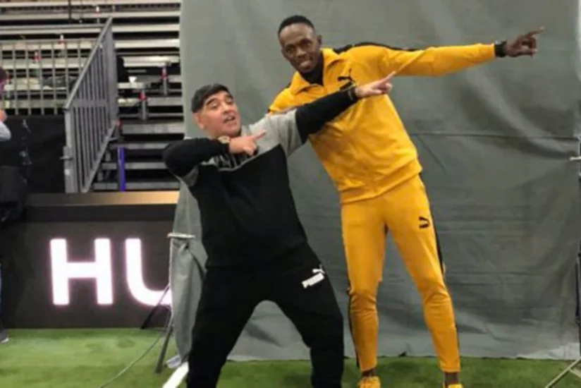Useyn Bolt Maradonanın baş məşqçilik etdiyi komandada çıxış edə bilər