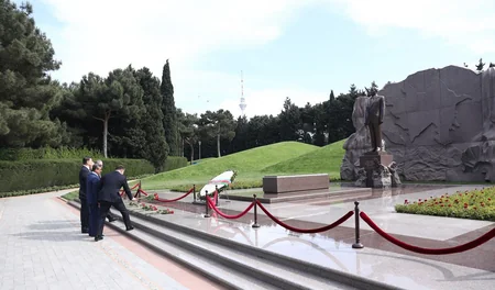 Beynəlxalq Cüdo Federasiyasının rəsmiləri ulu öndər Heydər Əliyevin xatirəsini yad ediblər