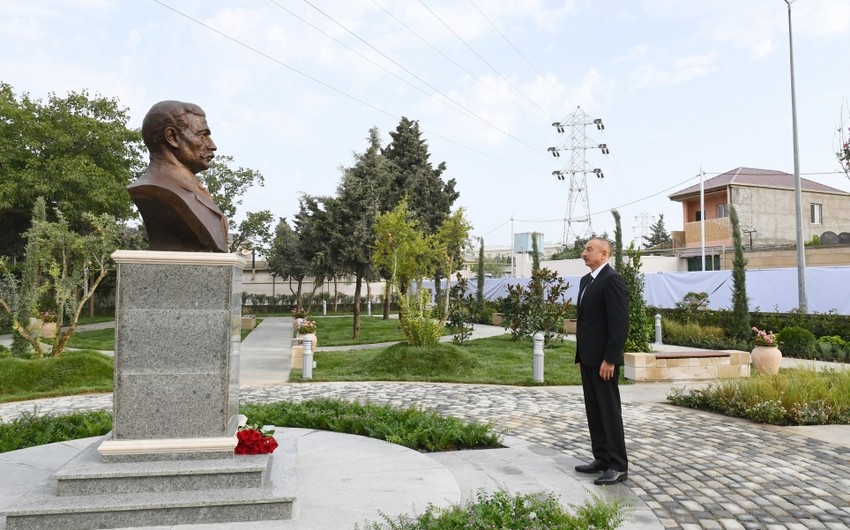 Prezident Əmircanda parkda yaradılan şəraitlə tanış olub