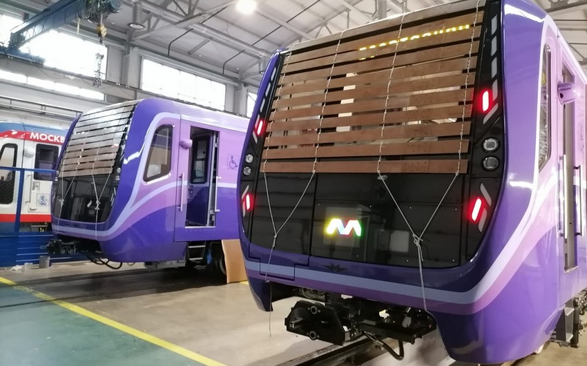 Metronun Rusiyadan aldığı 2 yeni qatar Bakıya çatıb