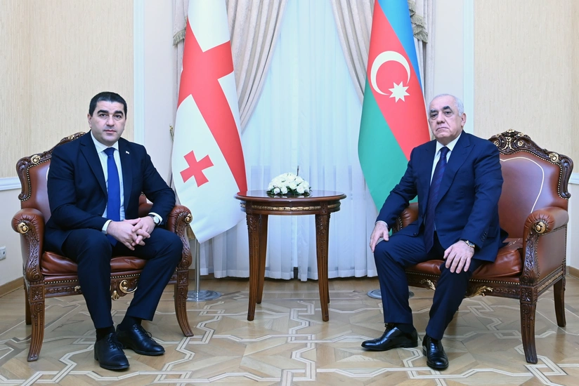 Azerbaijani PM meets with Chairman of Georgian Parliament