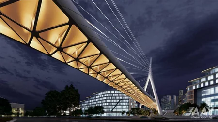 Bakıda unikal piyada körpüsü inşa edilir