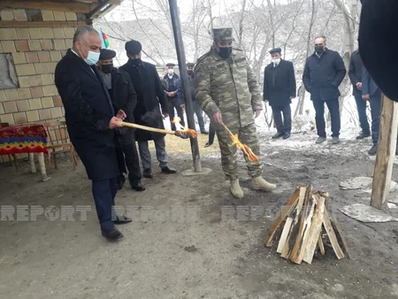 Qubada Vətən Müharibəsi Qəhrəmanı ilə görüş keçirilib