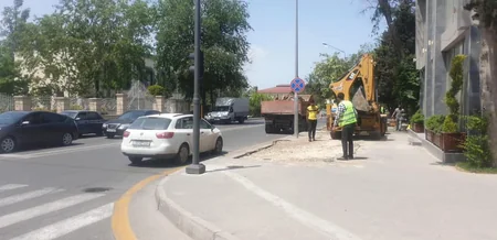 BNA: Paxtaxtın Nizami rayonunda piyada səkisi zəbt olunub