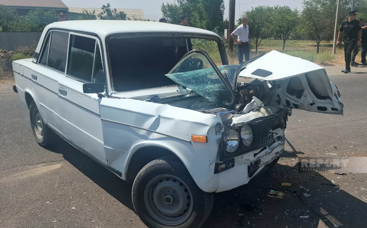 В Геранбое в ДТП с микроавтобусом пострадали семь человек - ВИДЕО