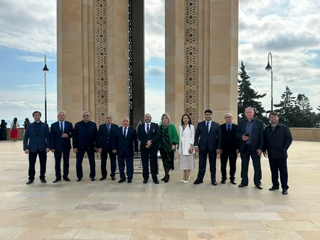 Dağıstanın Azərbaycan icmasının nümayəndələri Bakıya gəlib