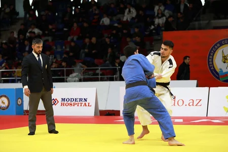 Gənc cüdoçular arasında Azərbaycan birinciliyinin ilk qalibləri müəyyənləşib