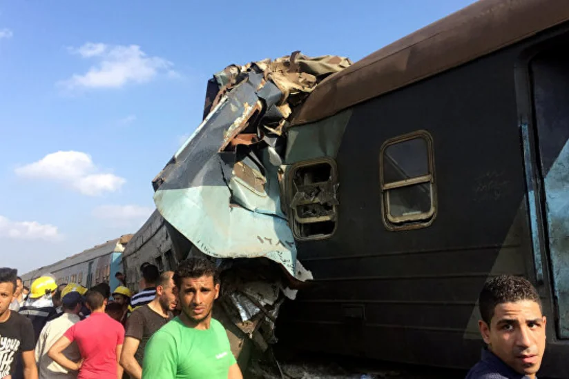 Misirdə baş vermiş dəmir yolu qəzasında ölənlərin sayı 49 nəfərə çatıb - VİDEO - YENİLƏNİB-2
