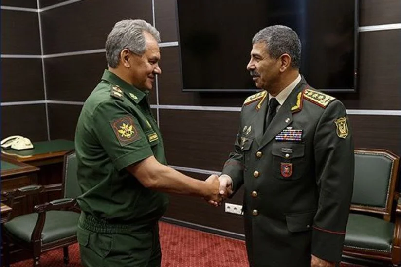 Azerbaijani and Russian Defense Ministers met