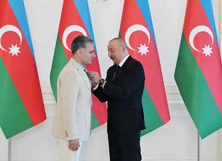President Ilham Aliyev receives Azerbaijani athletes who won medals at Paris Summer Olympic Games and their coaches - UPDATED
