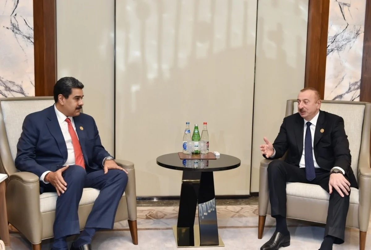 Azərbaycan Prezidenti ilə Venesuela Prezidentinin görüşü olub