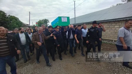 Göyçayda Birinci Qarabağ müharibəsinin şəhidi Firuddin Hacıyev dəfn edilib - YENİLƏNİB