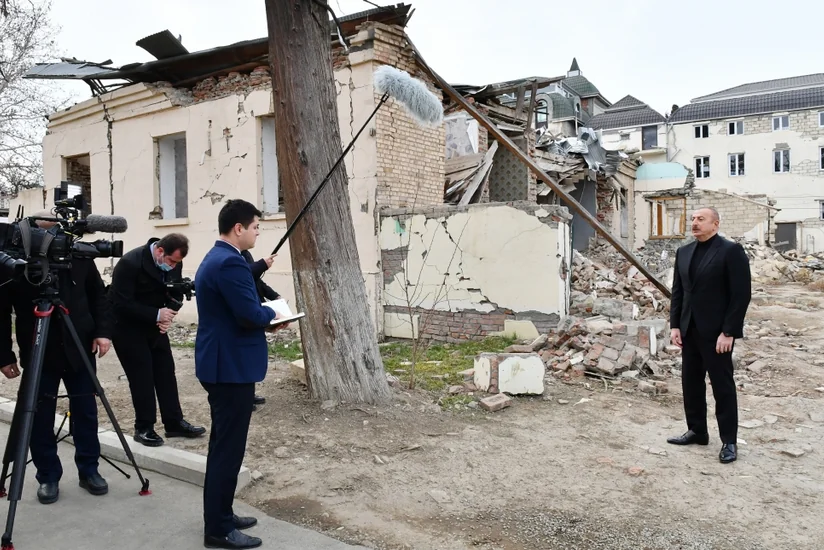 Azerbaijani leader gives interview to AZERTAC