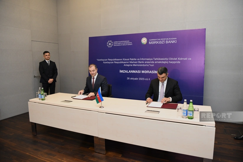 Azərbaycan Mərkəzi Bankı Dövlət Xidməti ilə Anlaşma Memorandumu imzalayıb
