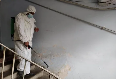 Gəncədə koronavirusa görə dezinfeksiya işləri aparılır