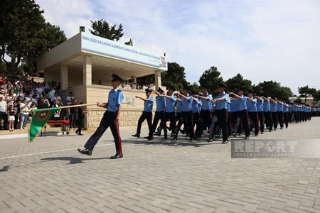 Cəmşid Naxçıvanski adına Hərbi Liseydə buraxılış gününə həsr olunan mərasim keçirilib