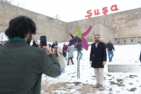 Participants of int'l Islamophobia conference visit Shusha fortress