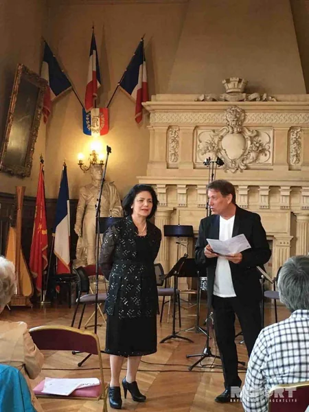 Fransada keçirilən festivalda Firəngiz Əlizadənin əsərləri nümayış etdirilib - FOTO
