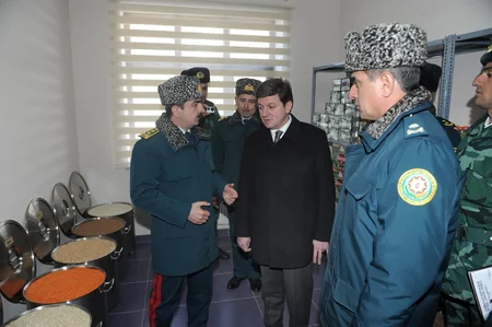 Azərbaycanın ən yüksək zirvəsində yeni sərhəd zastavasının açılışı olub - FOTO