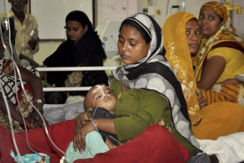 Over 60 children die from unidentified infection in India during three days