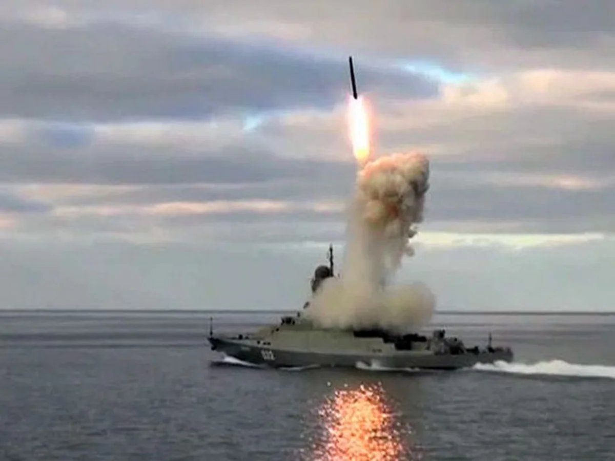 Russia fires cruise missiles at ISIS from Mediterranean Sea