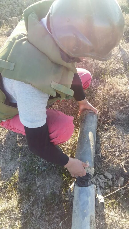 Xızıda 102 ədəd partlamamış hərbi sursat aşkar edilib