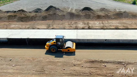 Ağdam-Füzuli avtomobil yolunun inşası sürətlə davam edir