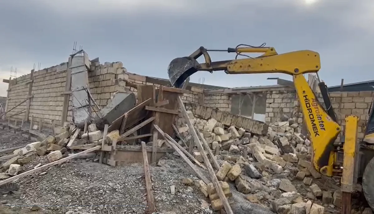 Qanunsuz tikintilərin qarşısı alınıb