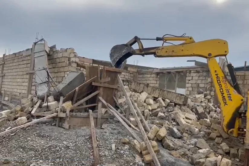 Qanunsuz tikintilərin qarşısı alınıb