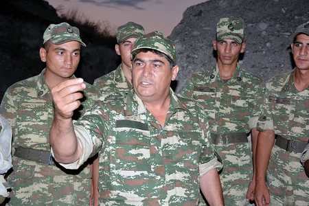 Qarabağ müharibəsinin bir qrup veteranı Tərtərdə döyüş növbəsində dayanıblar