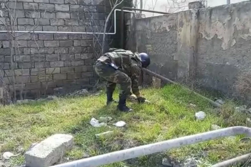 В Бинагади обнаружен противотанковый снаряд
