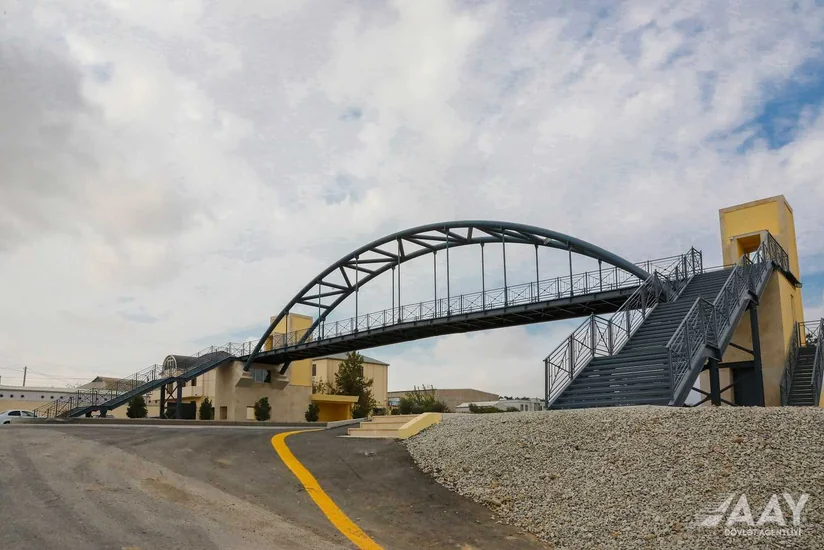 Bakı-Şamaxı-Yevlax avtomobil yolunda daha bir yerüstü piyada keçidi tikilib