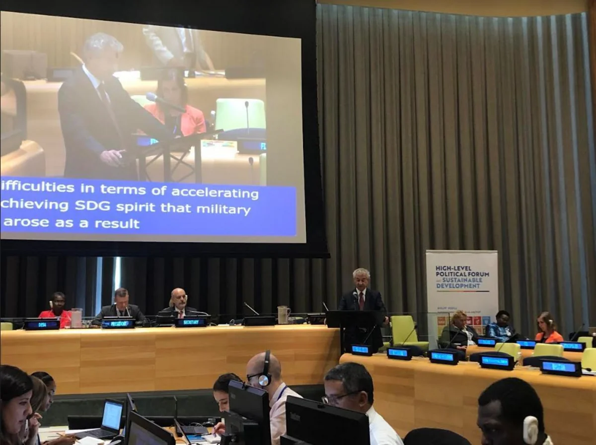 Azerbaijani Deputy PM raises issue of Armenian non-compliance with resolution on Karabakh in UN