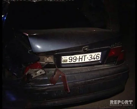 Bakıda sərxoş sürücü zəncirvari yol qəzası törədib - FOTO