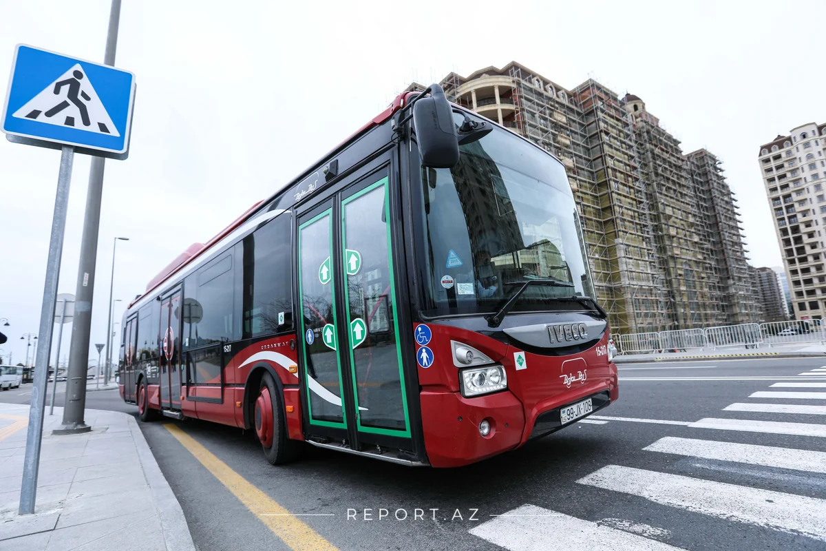 Bakıda Zəfər paradına görə avtobusların hərəkət sxemi dəyişdirilib