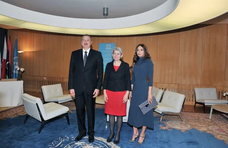 ​İlham Əliyev UNESCO Baş Konfransının 38-ci sessiyasının Liderlər Forumunda iştirak edib