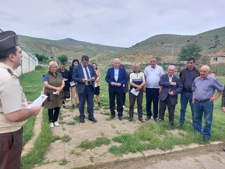 Sel təhlükəli kəndlərdə maarifləndirmə tədbirləri keçirilib