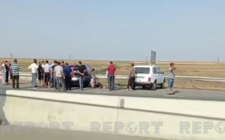 Cəlilabadda gəlin maşını qəzaya düşüb, xəsarət alan var