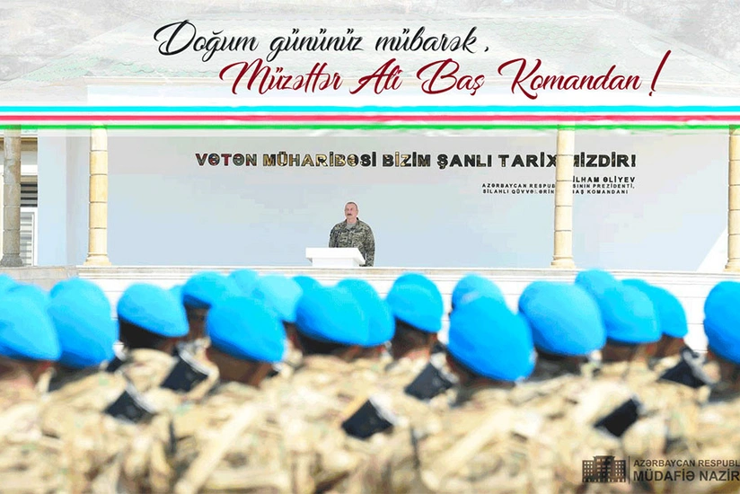 “N” saylı hərbi hissənin yaranması günü qeyd olunub